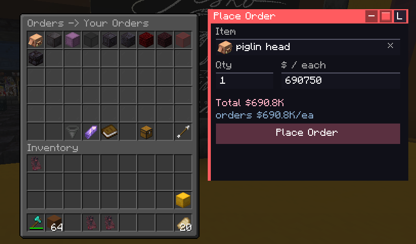 Place Order