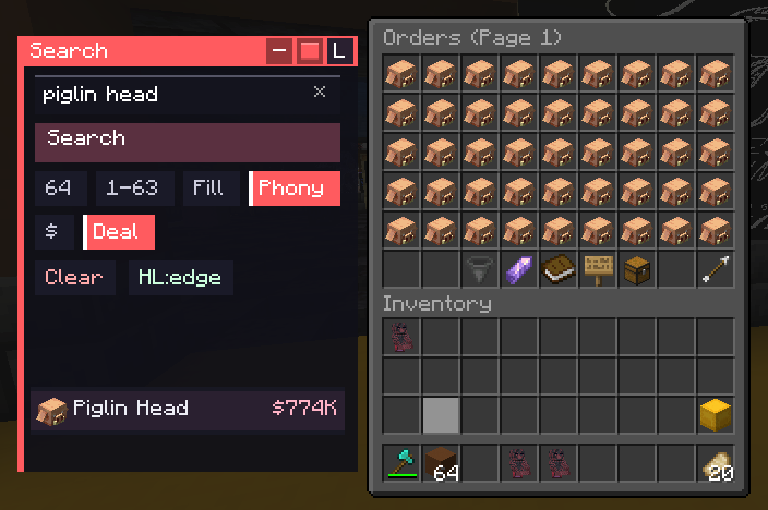 Search + Orders